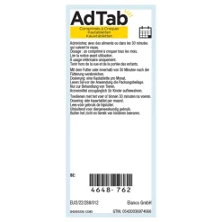 AdTab Anti Vlo en Teek Kauwtabletten Kat 0,5-2,0 kg 3 tabletten