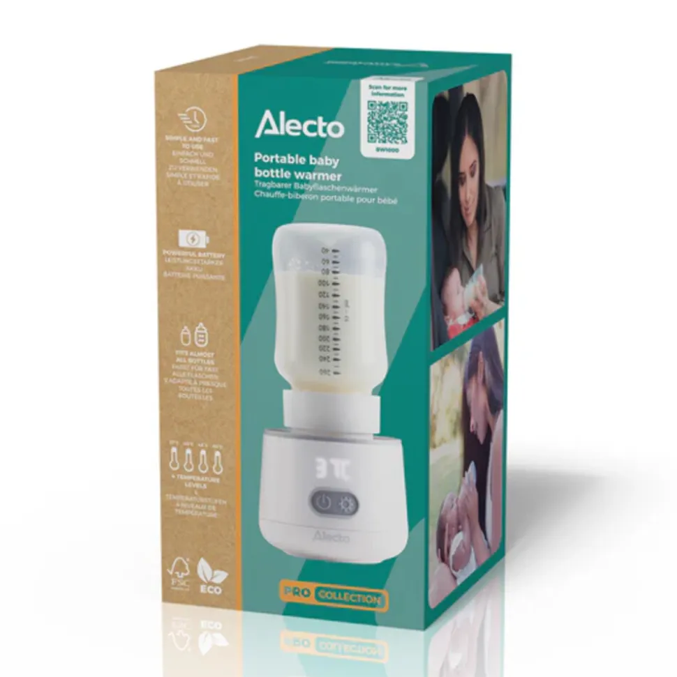 Alecto BW1000 Draagbare Flessenwarmer voor Onderweg