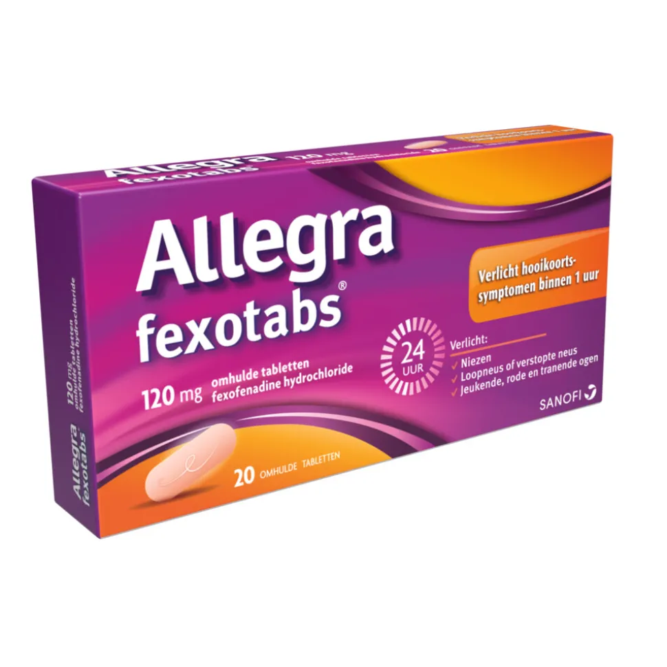Allegra Fexotabs Bij Hooikoorts 20 tabletten