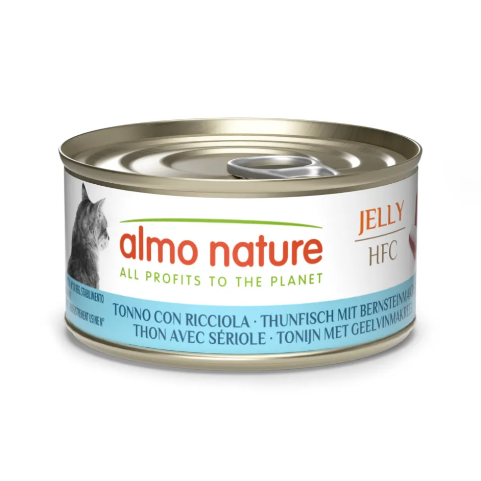 Almo Nature HFC Kattenvoer Nat Blikje Tonijn & Geelvinmakreel 70 gr