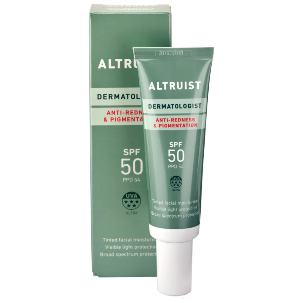 Altruist Zonnebrand Crème Anti-Roodheid en Pigment SPF 50 30 ml