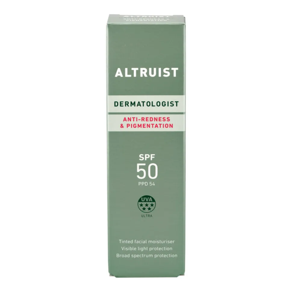 Altruist Zonnebrand Crème Anti-Roodheid en Pigment SPF 50 30 ml