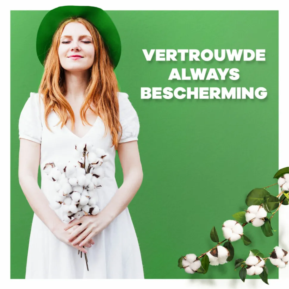 Always Maandverband Bio Cotton Normal 66 stuks