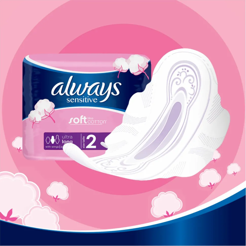 Always Maandverband Sensitive Long 20 stuks