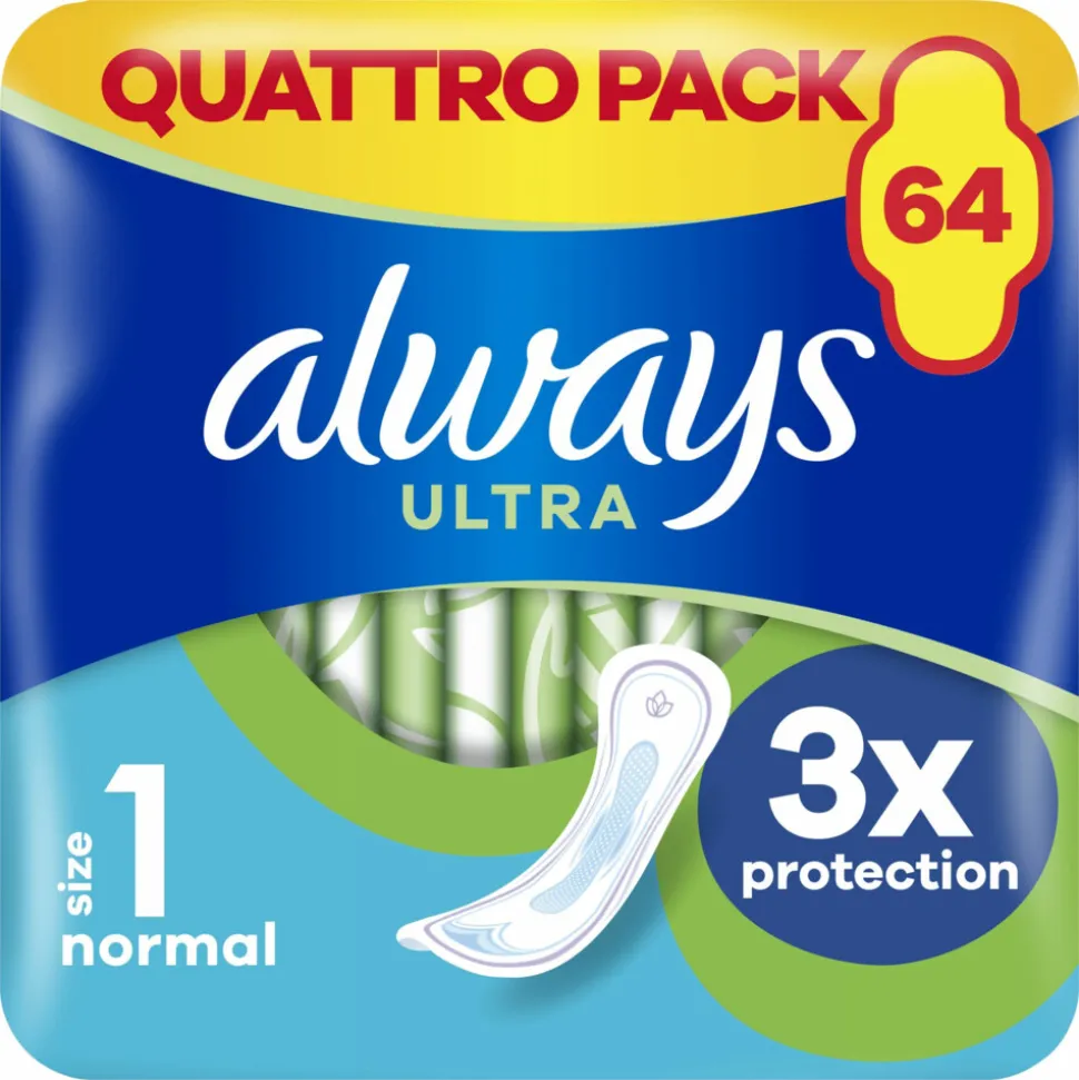 Always Maandverband Ultra Normal 64 stuks