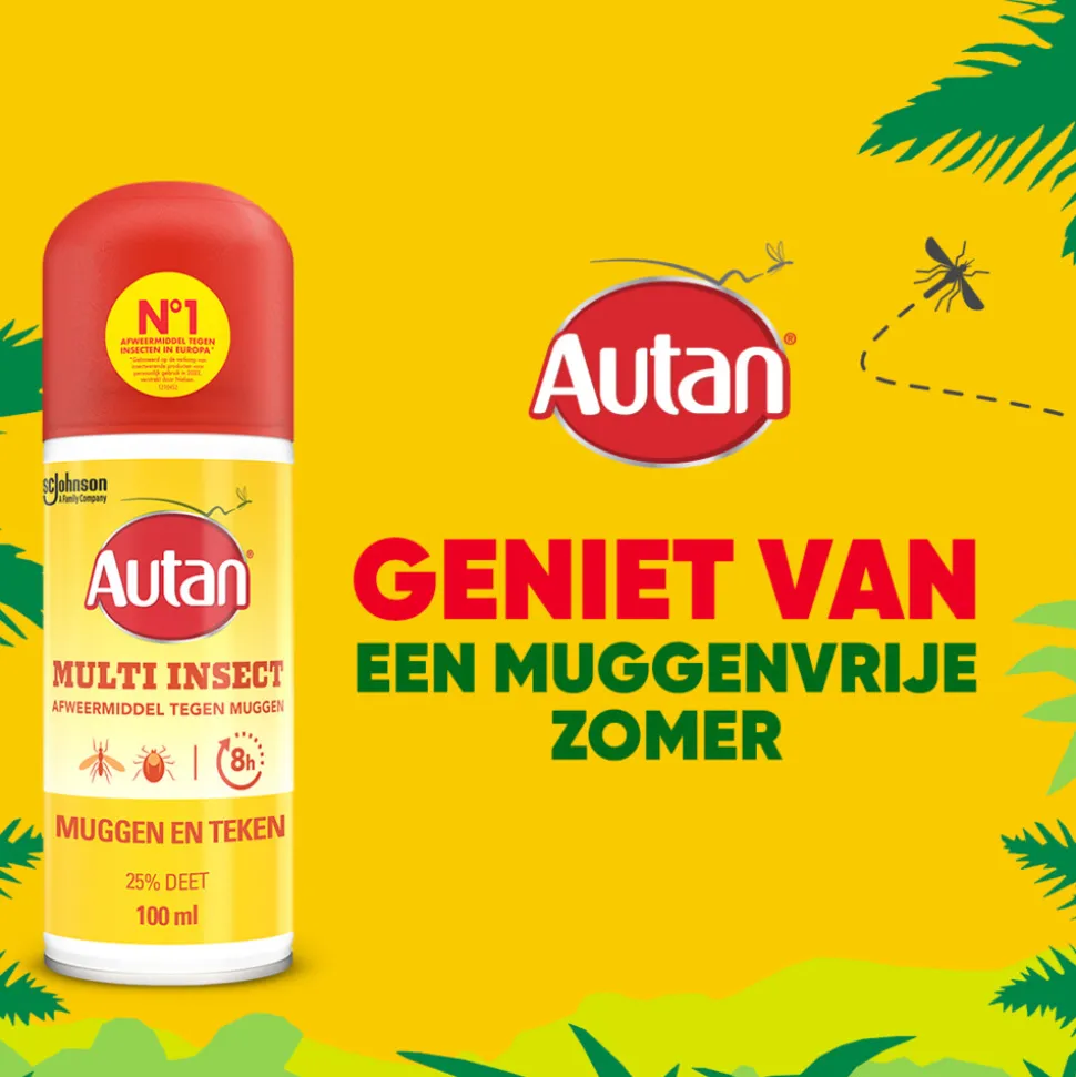 Autan Insectenspray Multi Dry Spray 100 ml