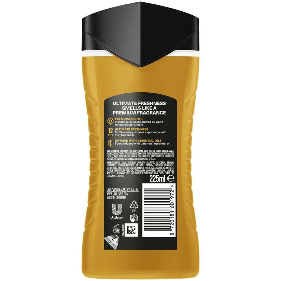 Axe Douchegel Peach Infusion 225 ml