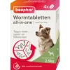 Beaphar All-in-one Ontworming Tabletten Hond 2,5 - 40 kg 4 tabletten