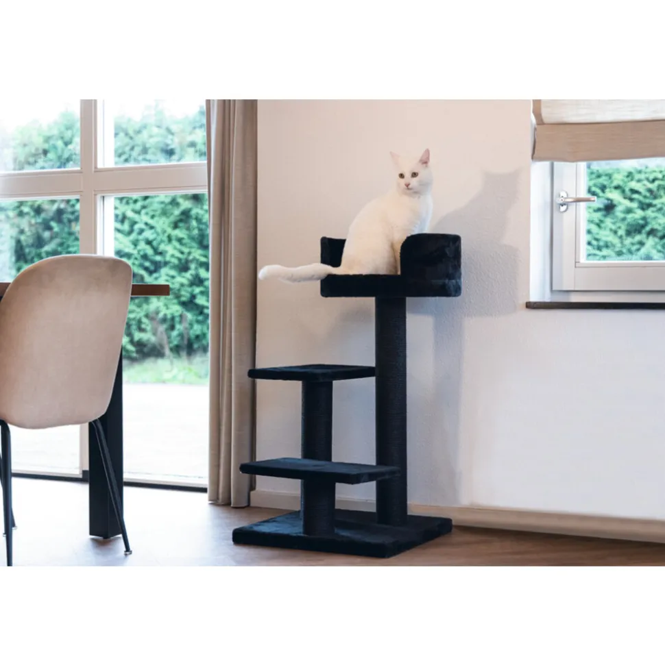 Beeztees Krabmeubel Serpa Figo Zwart 50 x 50 x 92 cm