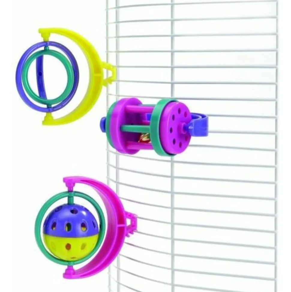 Beeztees Parkietenspeeltje met Clip 10 x 8 cm