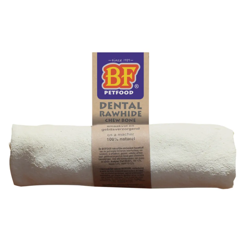 BF Petfood Dental Rol Rawhide Medium