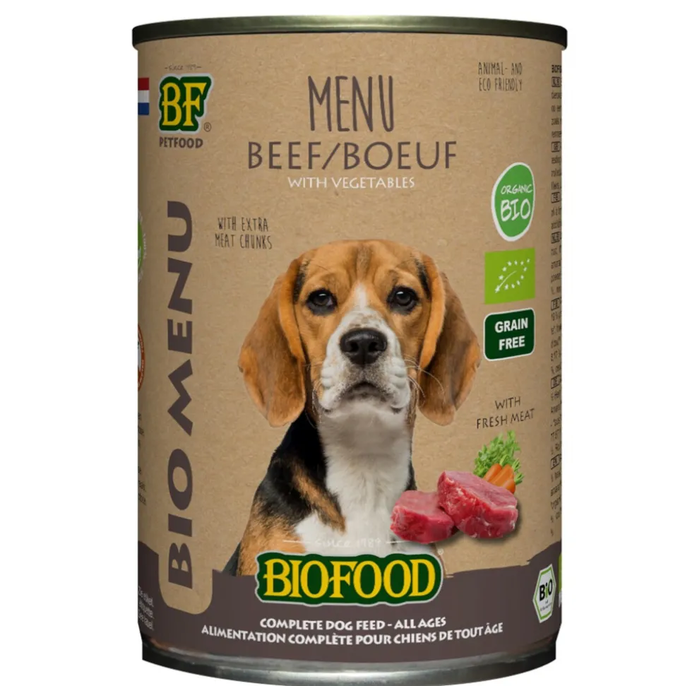 BF Petfood Biofood Organic Rund Menu 400 gr
