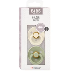 Bibs Fopspeen Maat 3 18+ mnd Sage Ivory 2 stuks