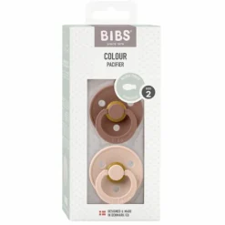 Bibs Fopspeen Symmetric Maat 2 6-18 mnd Woodchuck Blush 2 stuks