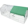 Boon Draadren Puntdak met Zonnedoek Verzinkt 180 x 75 x 75 cm