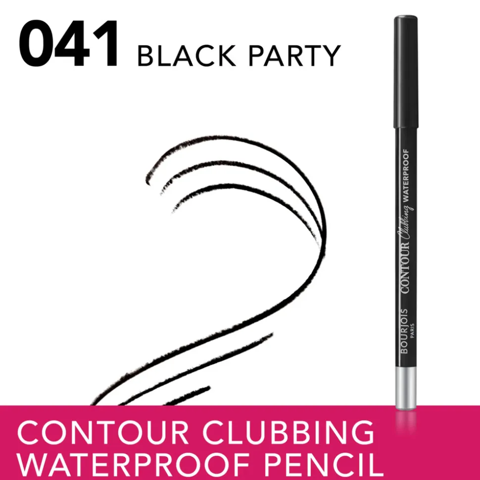 Bourjois Contour Clubbing Waterproof Oogpotlood Black Party 41 1.2 gr