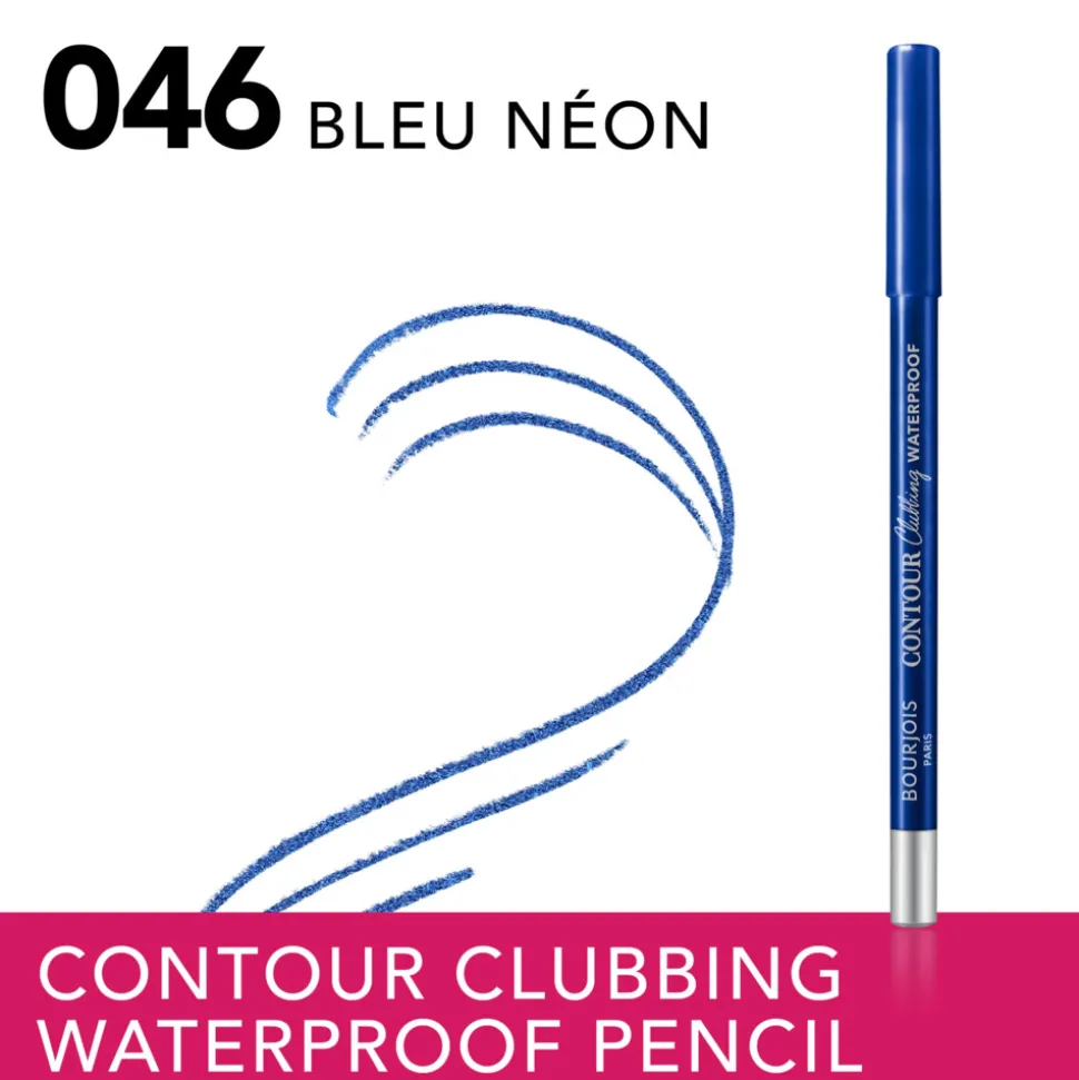 Bourjois Contour Clubbing Waterproof Oogpotlood Bleu Néon 46 1.2 gr