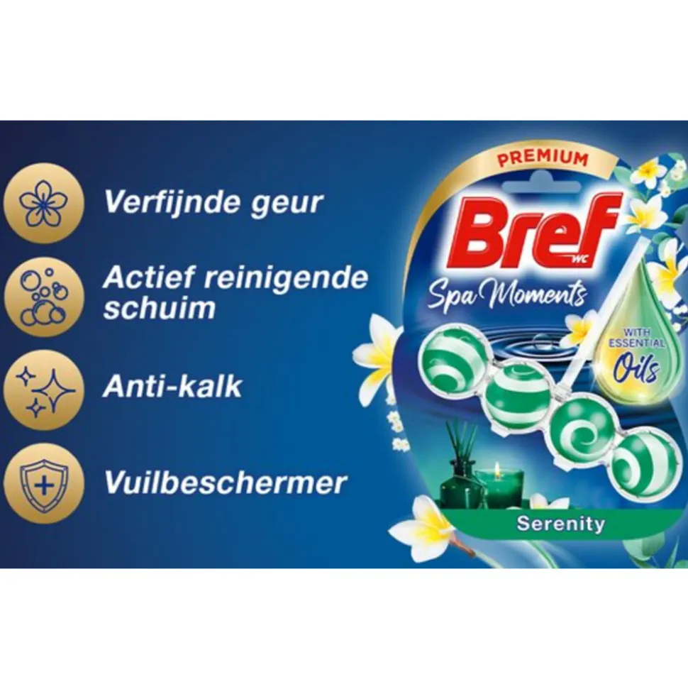 Bref Toiletblok Wellness Scents Calmness 2 stuks