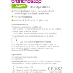 Bronchostop Hoestpastilles Direct Met Honing 20 stuks