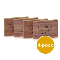 Cederhout Ladenblok Anti Mot 4 stuks