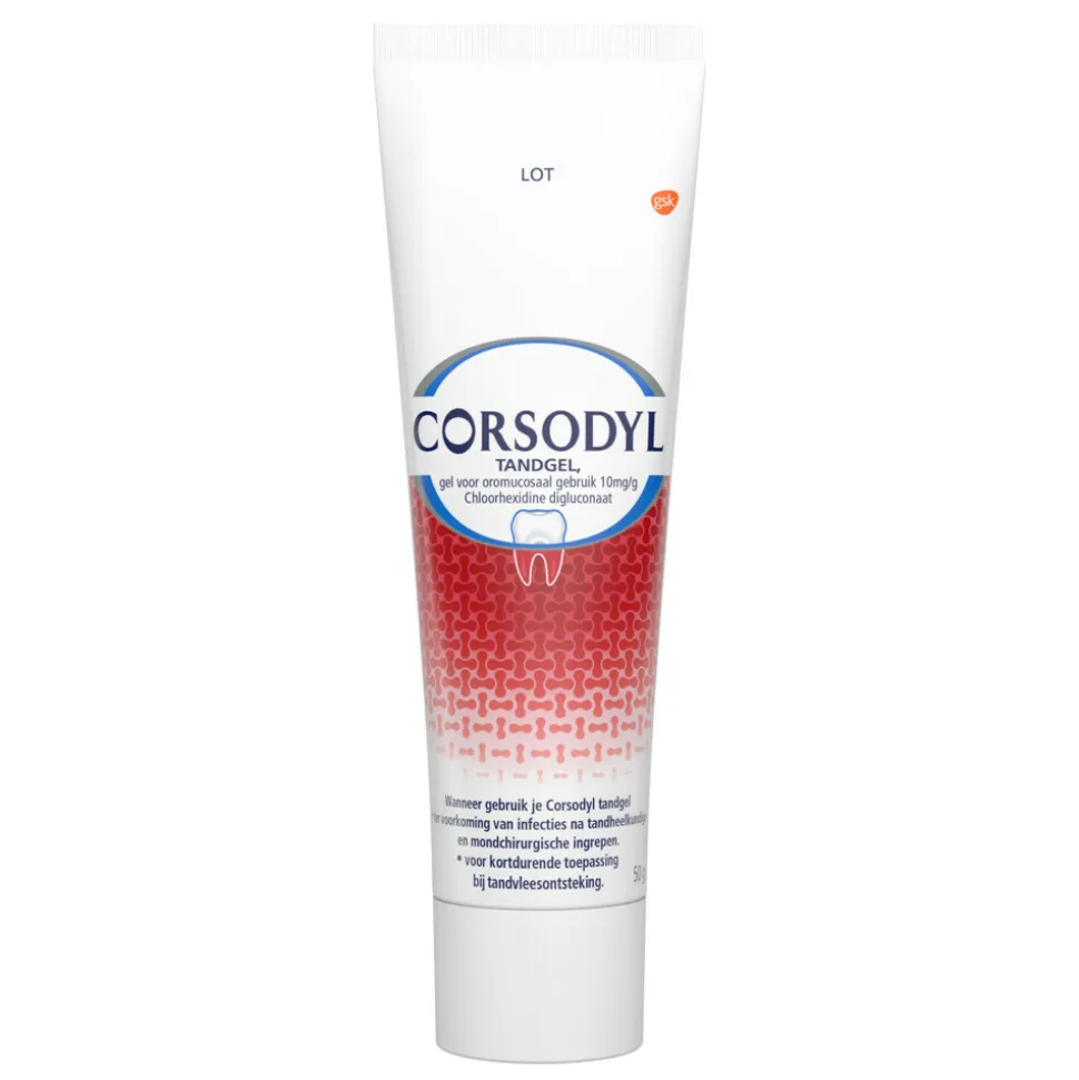 Corsodyl Tandgel 50 gr