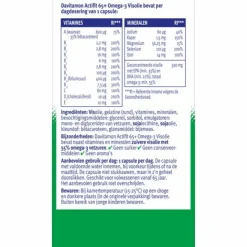 Davitamon Actifit 65+ Omega-3 Visolie 80 capsules