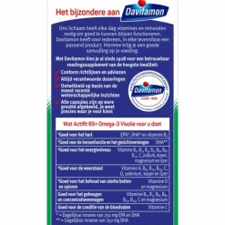 Davitamon Actifit 65+ Omega-3 Visolie 80 capsules