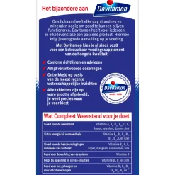 Davitamon Compleet Weerstand Hoog Gedoseerd Bosvruchten 50 kauwtabletten