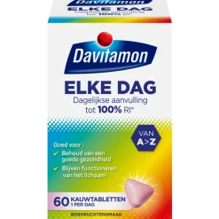 Davitamon Elke Dag 60 kauwtabletten