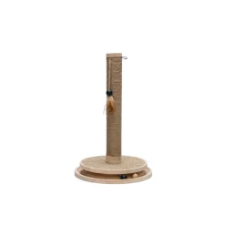 Designed by Lotte Krabpaal Zavi Hout Bruin 39,5 x 39,5 x 62 cm
