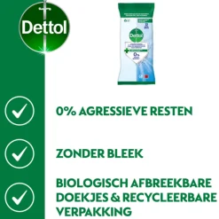 Dettol Desinfecterende Reinigingsdoekjes Cleanser 72 stuks