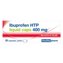 Healthypharm Ibuprofen 400mg Liquid Caps 20 capsules