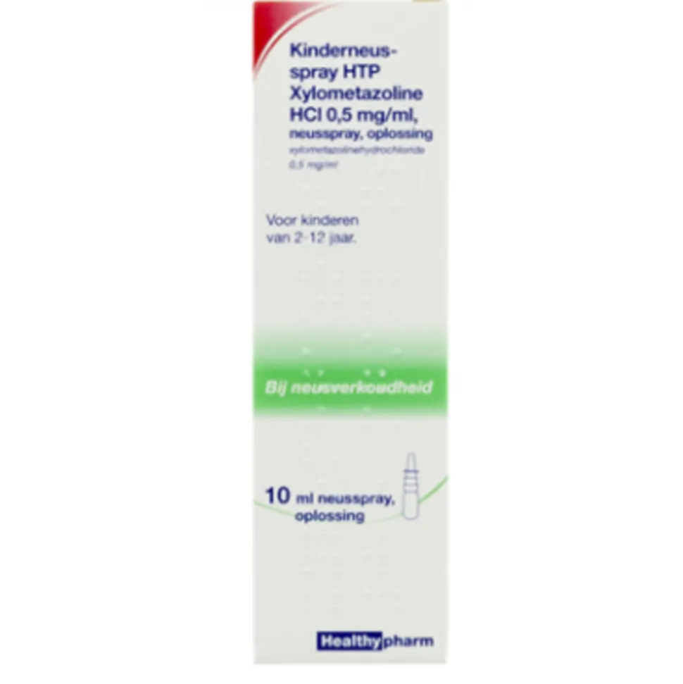 Healthypharm Kinder Neusspray Xylometazoline HCL 0,5 mg/ml 10 ml