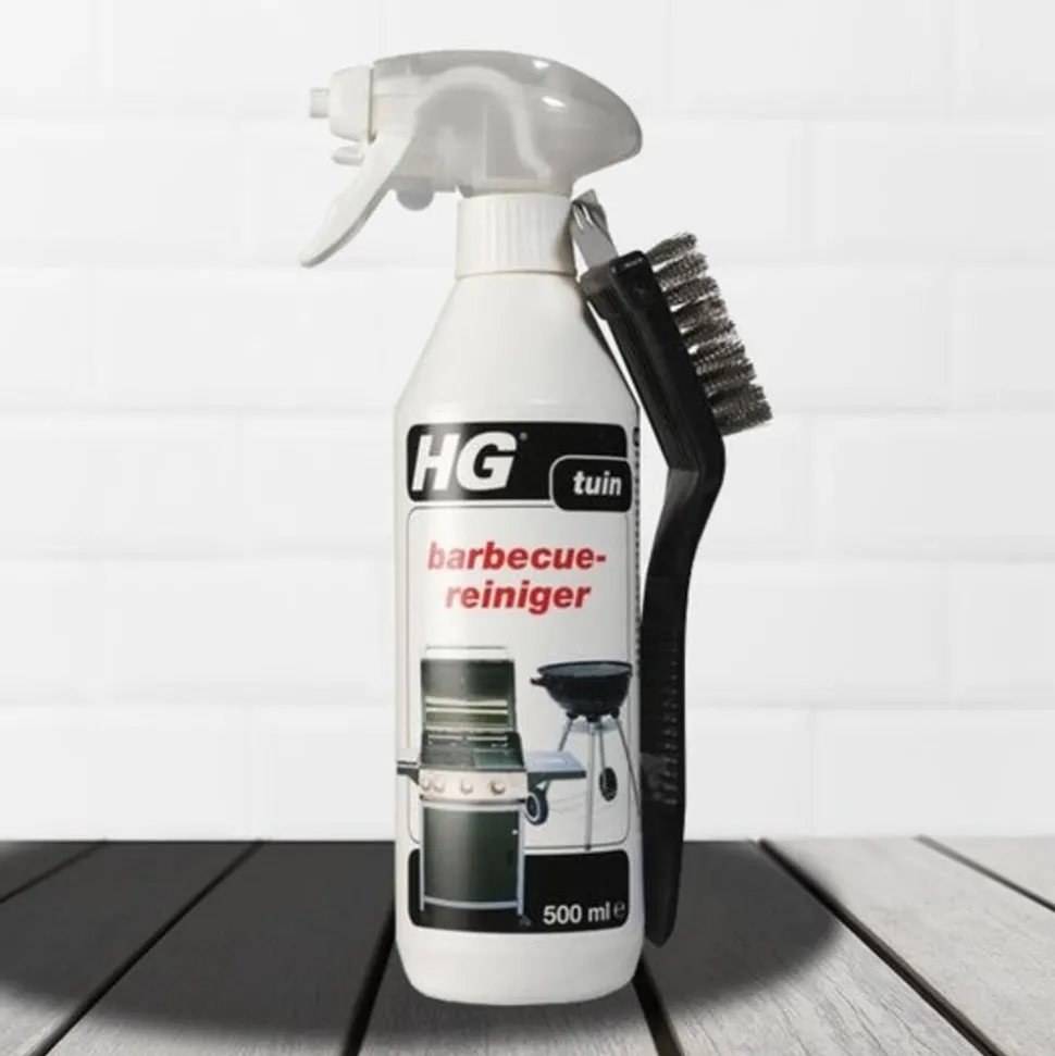 HG BBQ Reiniger met BBQ Borstel 500 ml