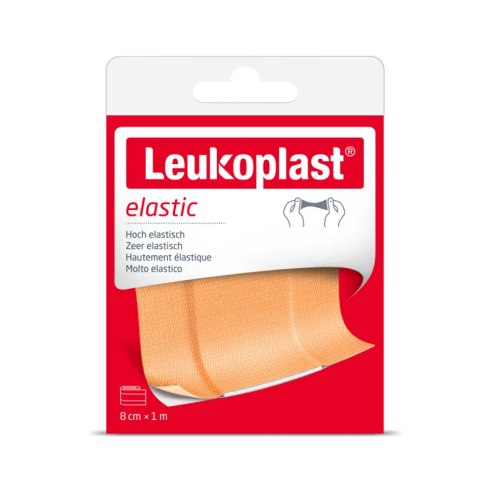 Leukoplast Elastic Wondpleisters Elastisch 1 m x 8 cm