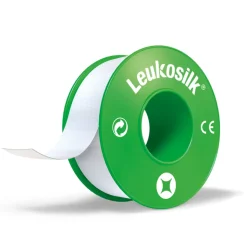 Leukosilk Hechtpleister 5 mx 1.25cm