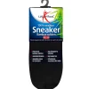 Lucovitaal Bamboe Sneakersok Zwart maat 39-42 1 paar