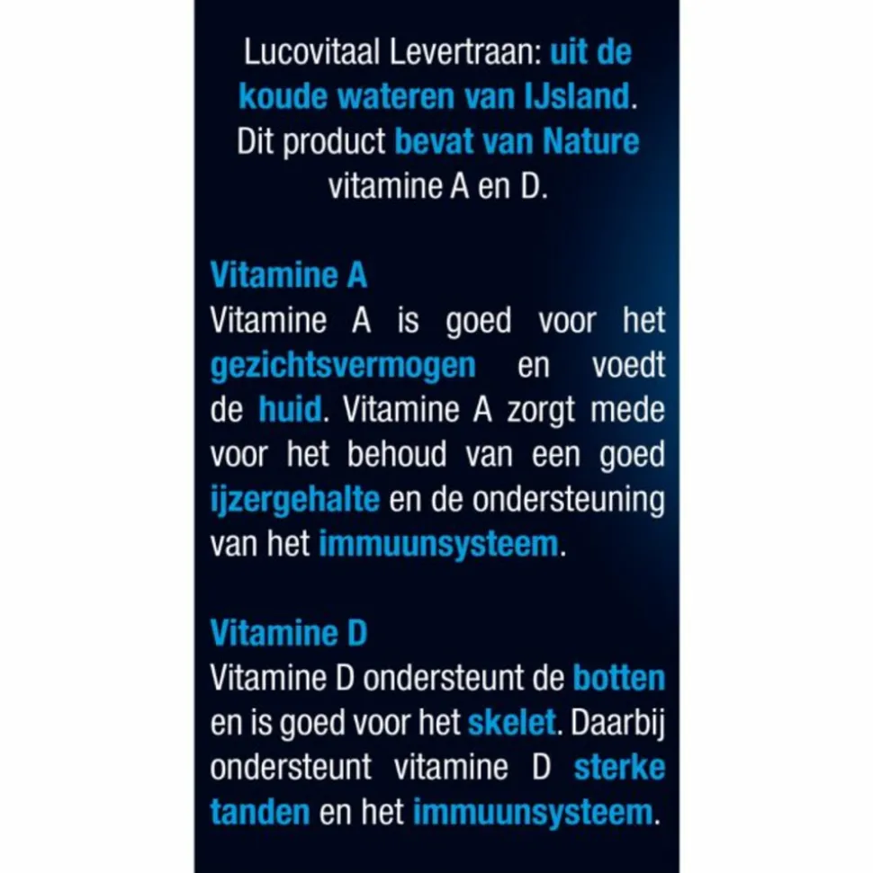 Lucovitaal IJslandse Levertraan 60 capsules