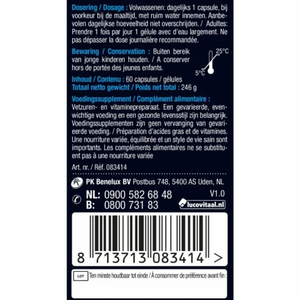 Lucovitaal IJslandse Levertraan 60 capsules