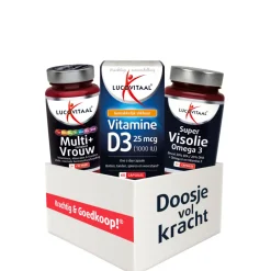 Lucovitaal Voordeelbox Vrouw 50+ 3 stuks