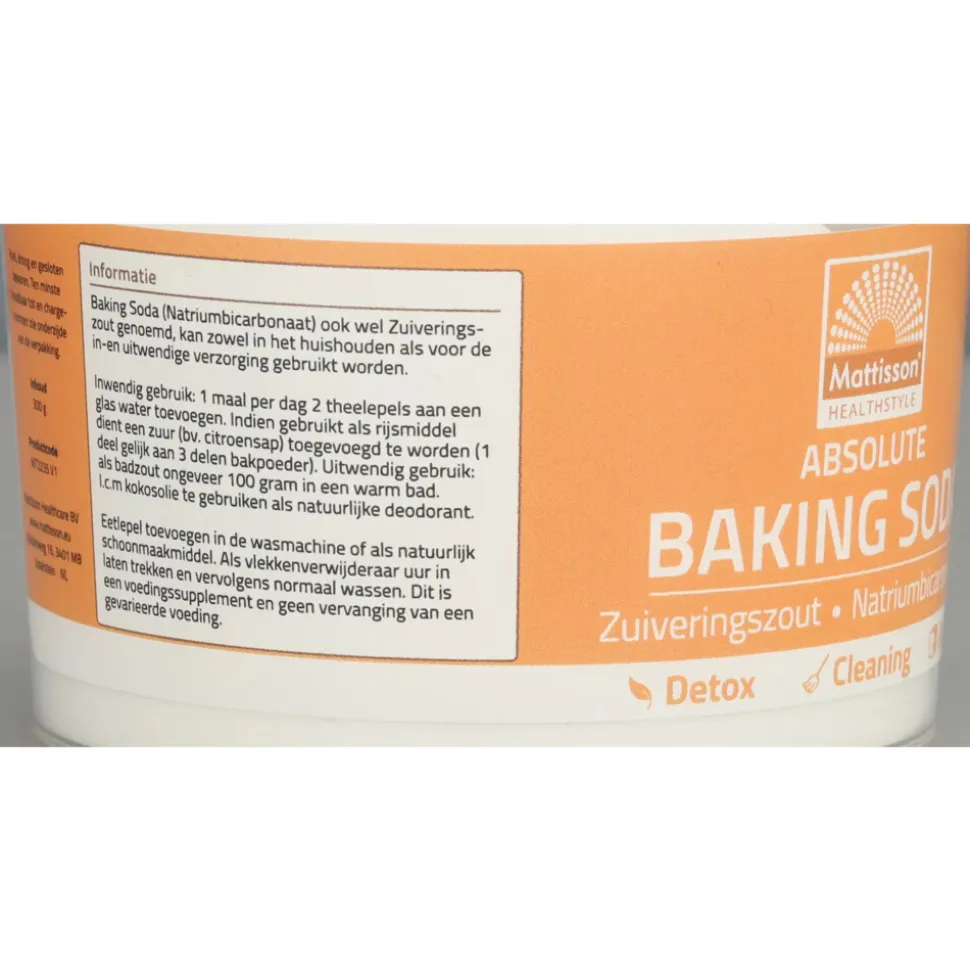 Mattisson Baking Soda Zuiver 300 gr
