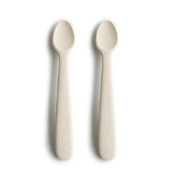 Mushie Babylepels Ivory 1 set