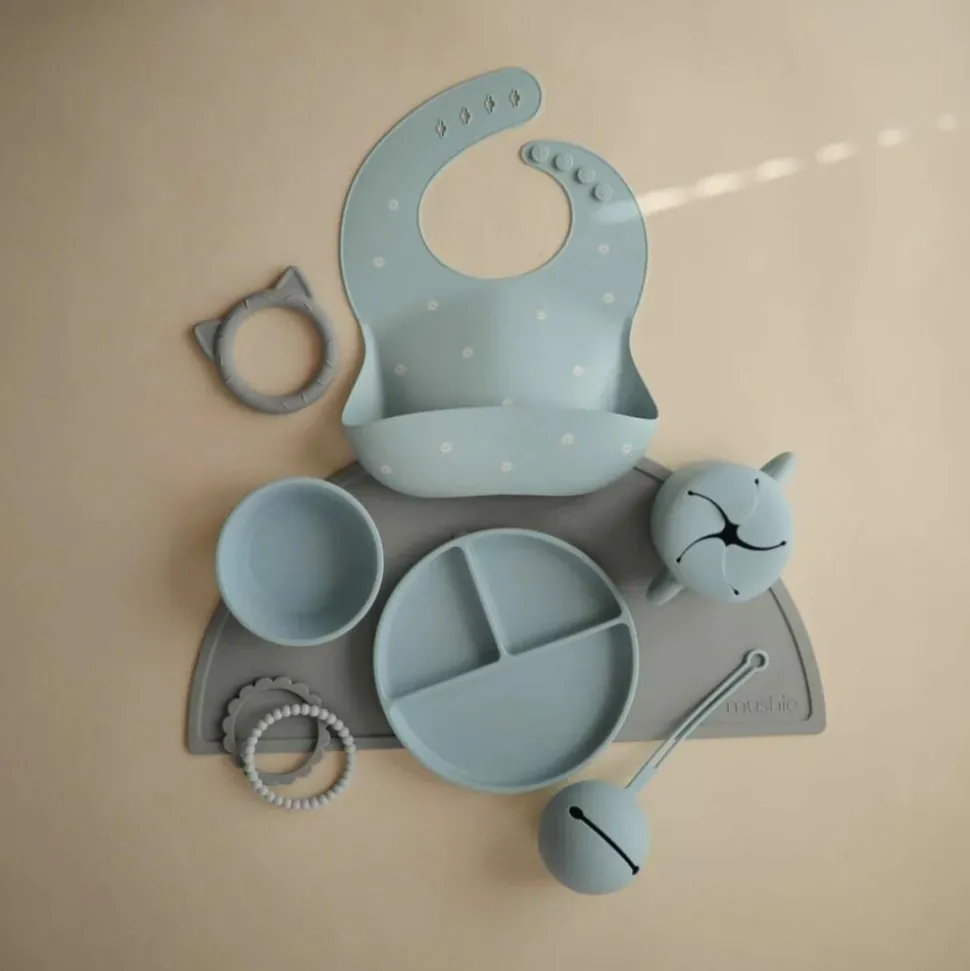 Mushie Speenhouder Powder Blue