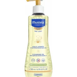 Mustela Baby Babywasolie Pomp Droge Huid 500 ml