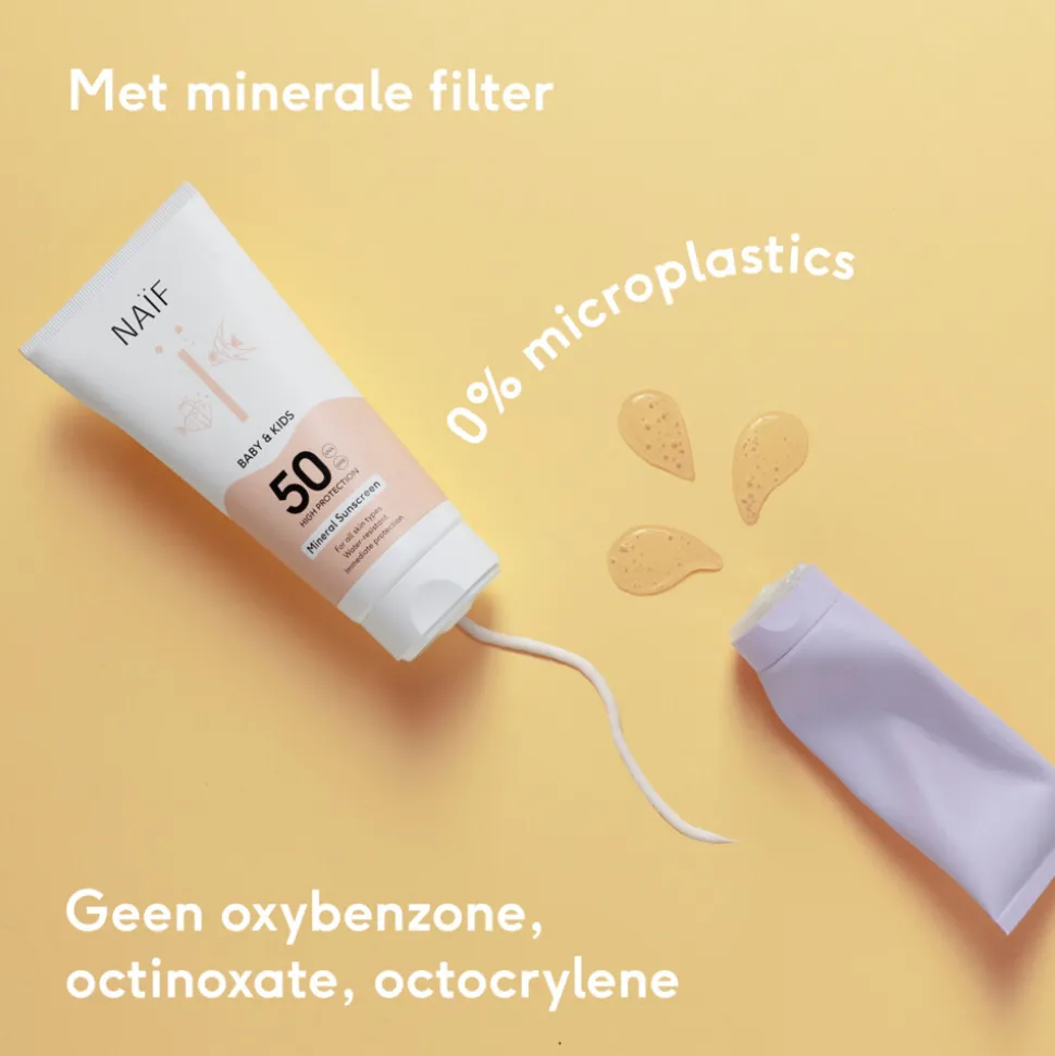 Naif Baby & Kids Minerale Zonnebrandcréme SPF 50 100 ml