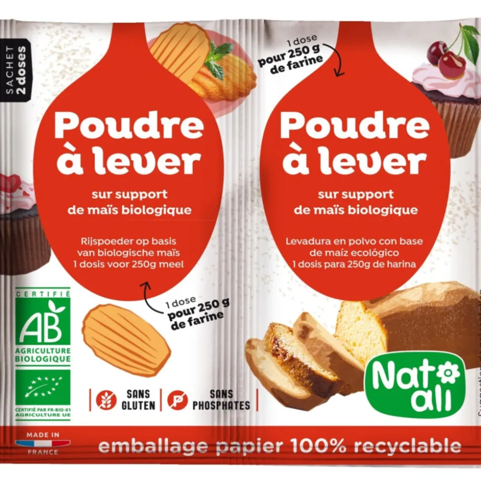 Nat Ali Biologische Bakpoeder 14 gr