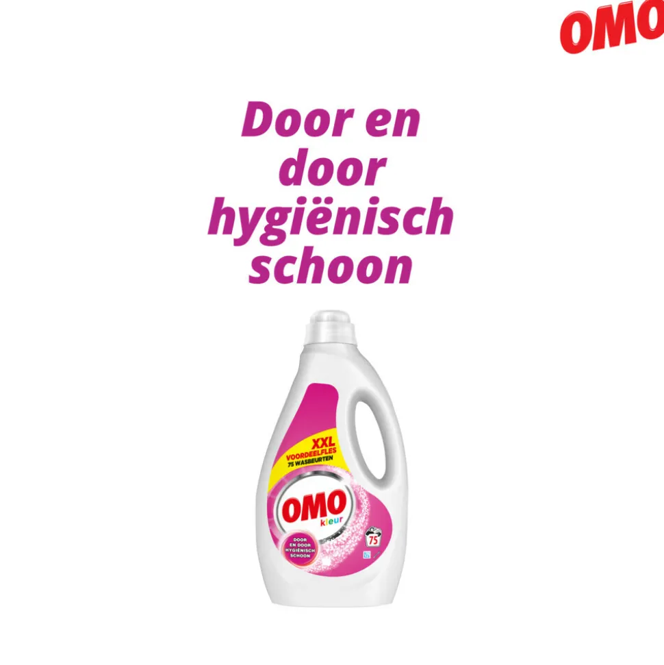 OMO Vloeibaar Wasmiddel Kleur 75 Wasbeurten 3750 ml