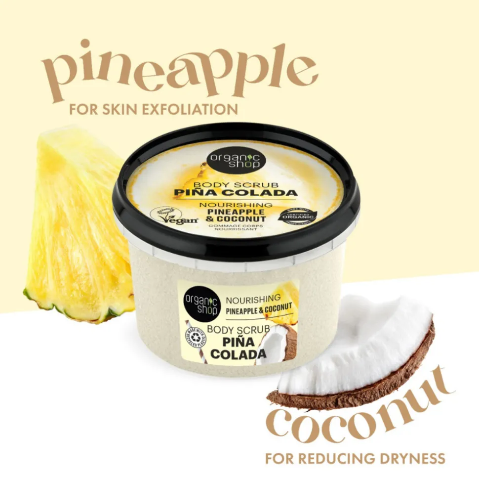 Organic Shop Body Scrub Pineapple & Coconut 250 ml