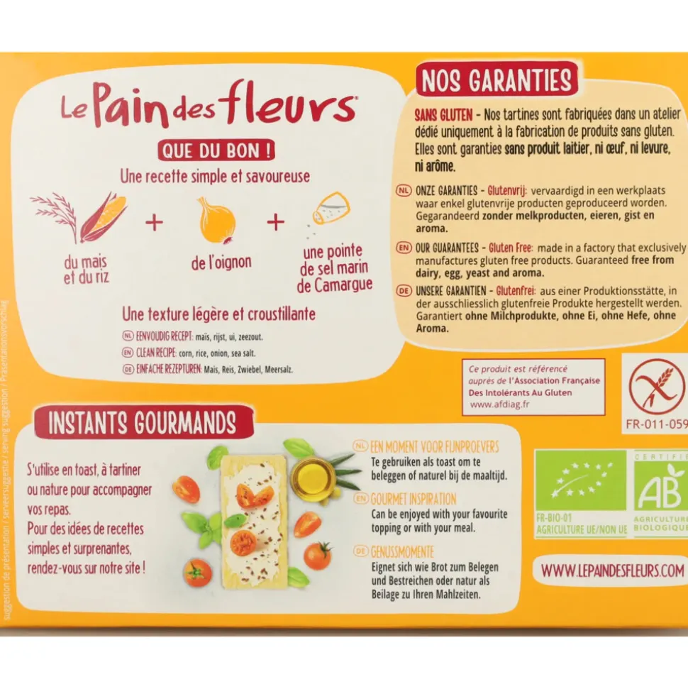 Pain fleur Crackers met Ui 150 gr