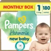 Pampers Harmonie Luiers Maat 1 (2-5kg) 180 stuks
